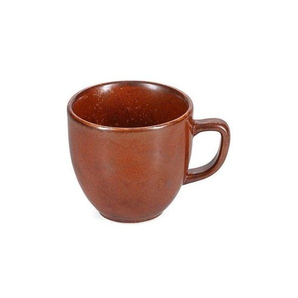 Brązowa porcelanowa filiżanka do cappuccino 200 ml Ovio – BonBistro-image-2