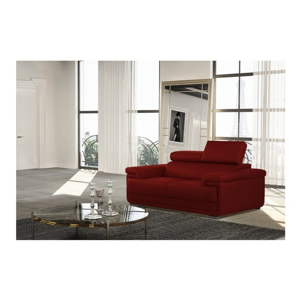 Czerwona sofa 2-osobowa Corinne Cobson Eclipse-image-1