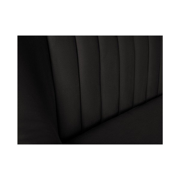 Czarna sofa 3-osobowa Micadoni Home Vincente-image-2
