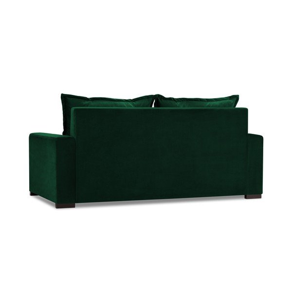 Ciemnozielona rozkładana sofa Kooko Home Mezzo-image-3