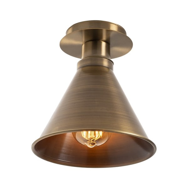 Lampa sufitowa w kolorze brązu z metalowym kloszem ø 20 cm Berceste – Opviq lights