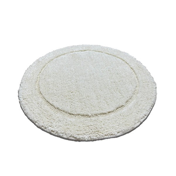 Kremowy dywanik łazienkowy Wolle – Foutastic