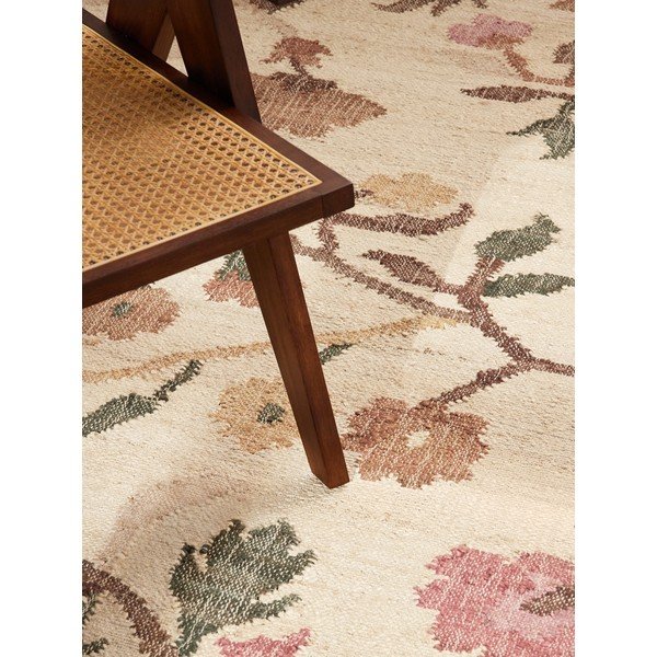 Kremowy dywan z juty tkany ręcznie 160x230 cm Roya Violette – Elle Decoration-image-2