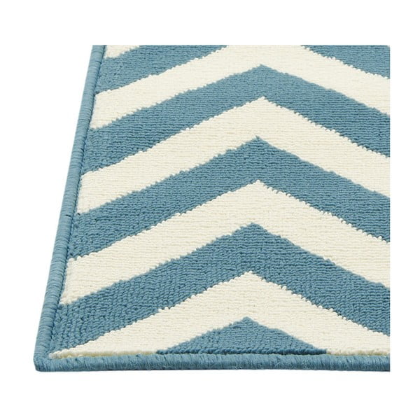 Jasnoniebieski dywan odpowiedni na zewnątrz Floorita Waves, 133x190 cm-image-4