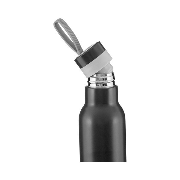 Matowa czarna butelka/bidon Premier Housewares Mimo, 500 ml-image-1