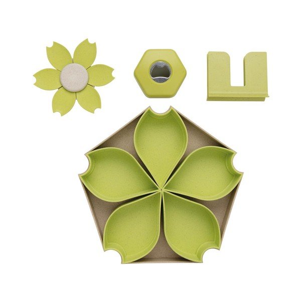 Zielony 4-częściowy zestaw do serwowania XD Collection