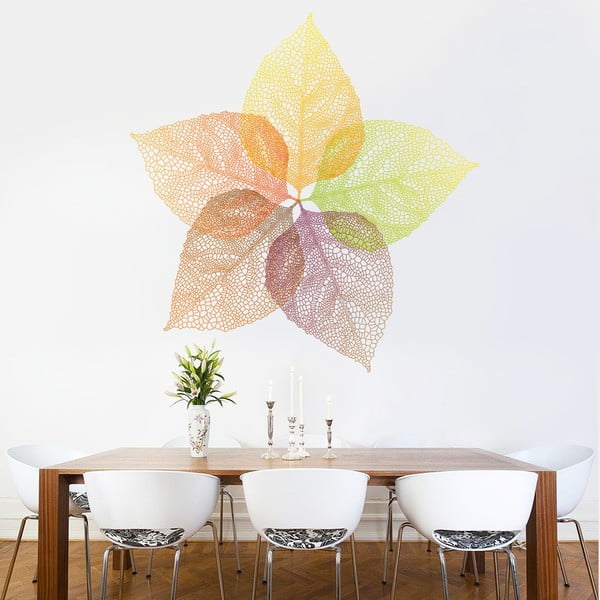 Naklejka na ścianę Jesienne liście, 90x120 cm