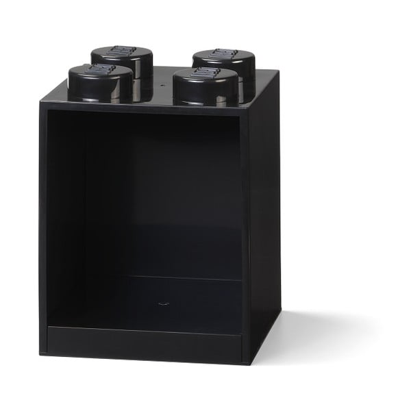 Dziecięca czarna półka ścienna LEGO® Brick 4-image-1