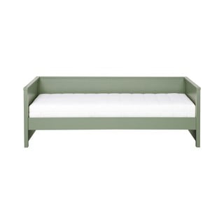 Zielone łóżko/sofa WOOOD Nikki, 200x90 cm