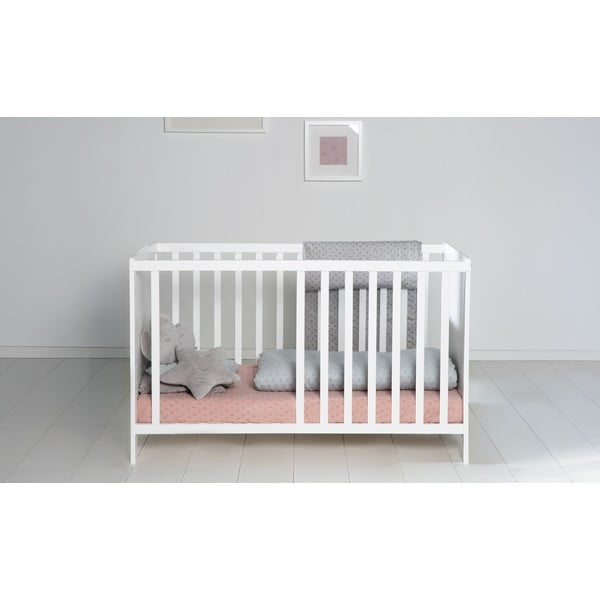 Białe łóżeczko dostawne 60x120 cm Hamburg – Roba-image-1