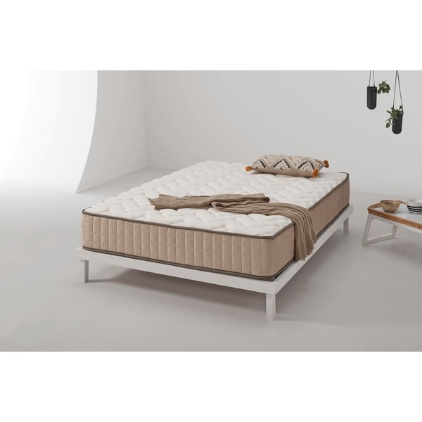 Twardy/średnio twardy piankowy materac dwustronny 80x200 cm CASHMERE GRAND CLASS – Moonia-image-1