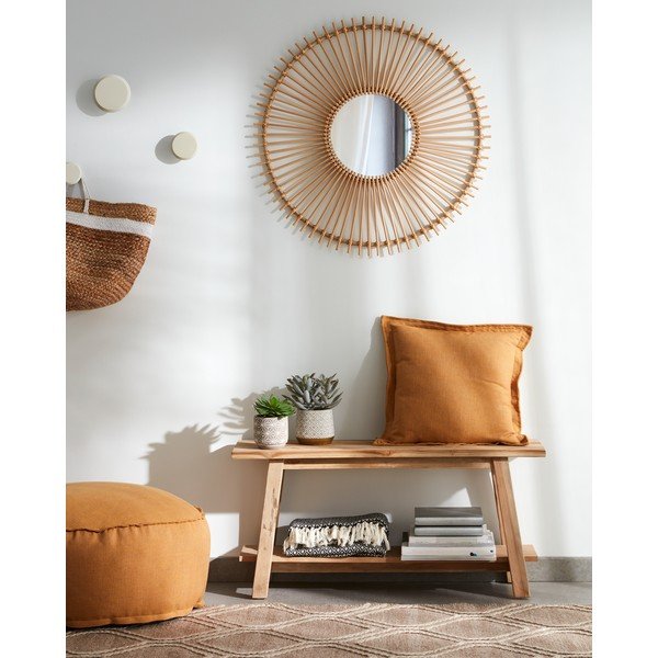 Ławka ogrodowa z drewna tekowego Kave Home Safara-image-1