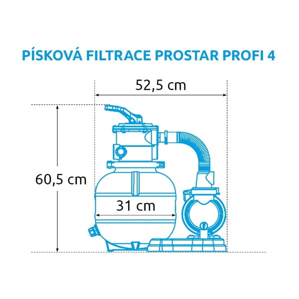 Filtr piaskowy ProStar Profi 6 m3/h – Marimex-image-1