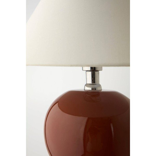 Brązowa/kremowa lampa stołowa ceramiczna (wysokość 29 cm) Karamell – Jotex-image-4