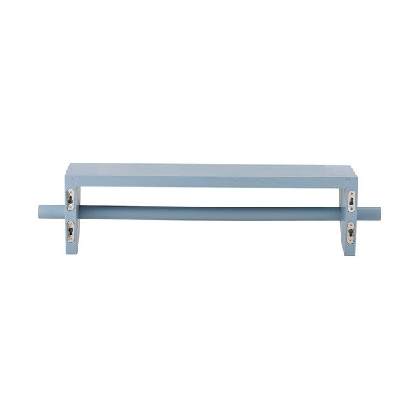 Niebieska półka dziecięca z litego drewna paulowni 60 cm Mingus – Bloomingville Mini-image-4