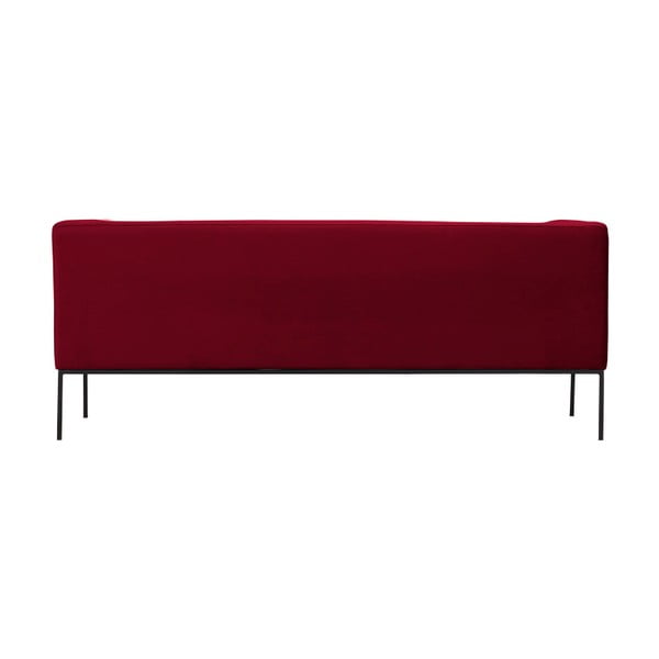 Czerwona aksamitna 2-osobowa sofa Windsor & Co Sofas Neptune-image-4