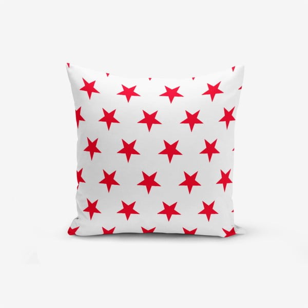 Poszewka na poduszkę z domieszką bawełny Minimalist Cushion Covers Red Star Modern, 45x45 cm