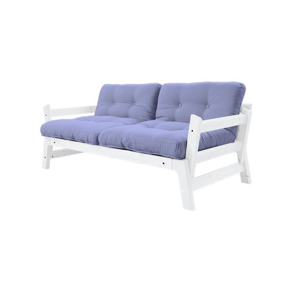 Sofa rozkładana Karup Step White/Blue Breeze-image-2