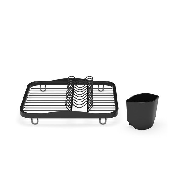Czarny stalowy ociekacz 36x28 cm Sinkin – Umbra-image-4