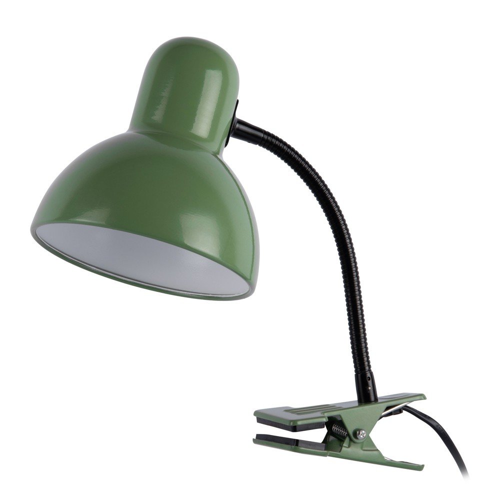 Zielona metalowa lampa stołowa (wysokość 33,5 cm) New Retro – Leitmotiv