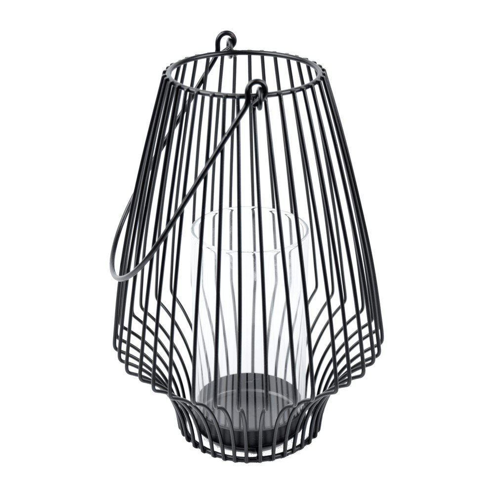 Metalowy lampion (wysokość 28 cm) – Ego Dekor