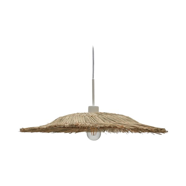 Lampa wisząca z kloszem z trawy morskiej ø 62 cm Gualta – Kave Home