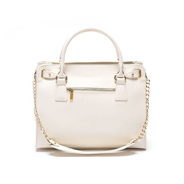 Skórzana torebka Roberta M 199 Beige-image-2