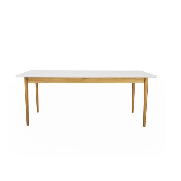 Biały rozkładany stół Tenzo Svea, 195 x 90 cm