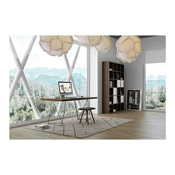 Biurko z metalowymi nogami TemaHome Trestle, 160x90 cm-image-4