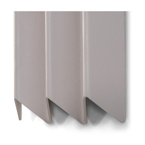 Szarobrązowy metalowy wieszak ścienny z półką 13 cm Sensu – Spinder Design-image-4