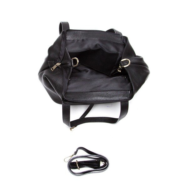 Skórzana torebka Tote 1116 Nero-image-4