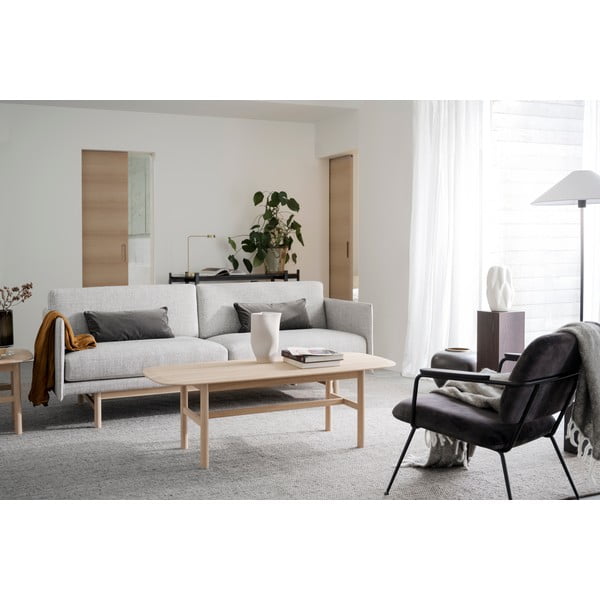 Jasnoszary dywan wełniany 340x240 cm Auckland – Rowico-image-4