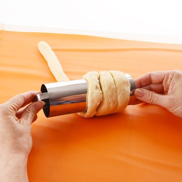 Formy ze stali nierdzewnej do pieczenia kołaczy węgierskich zestaw 2 szt. ø 6 cm – Orion-image-2