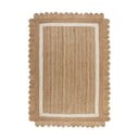 Dywan z juty tkany ręcznie w naturalnym kolorze/w kolorze kości słoniowej 120x170 cm Grace White – Flair Rugs