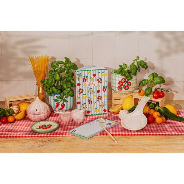 Ceramiczna ręcznie malowana osłonka na doniczkę ø 12 cm Chilli – Sass & Belle-image-3