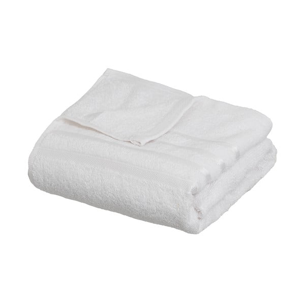 Biały bawełniany ręcznik kąpielowy frotte 70x140 cm Simple – Casa Selección