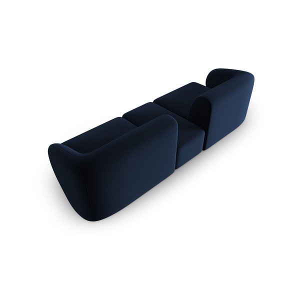 Niebieska aksamitna sofa 246 cm Paolo – Milo Casa-image-3