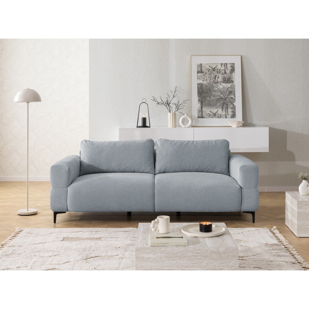 Szaroniebieska sofa 217 cm Helio – Ropez (zdjęcie 8)