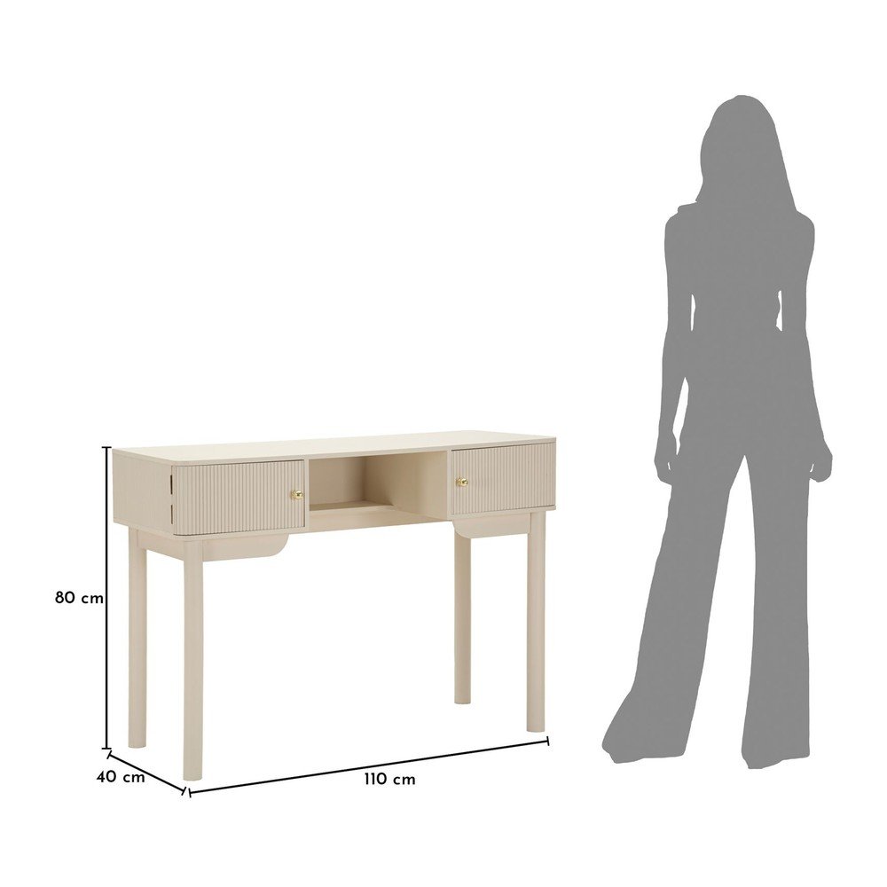 Toaletka z litego drewna sosnowego 40x110 cm Shy – Mauro Ferretti (zdjęcie 9)
