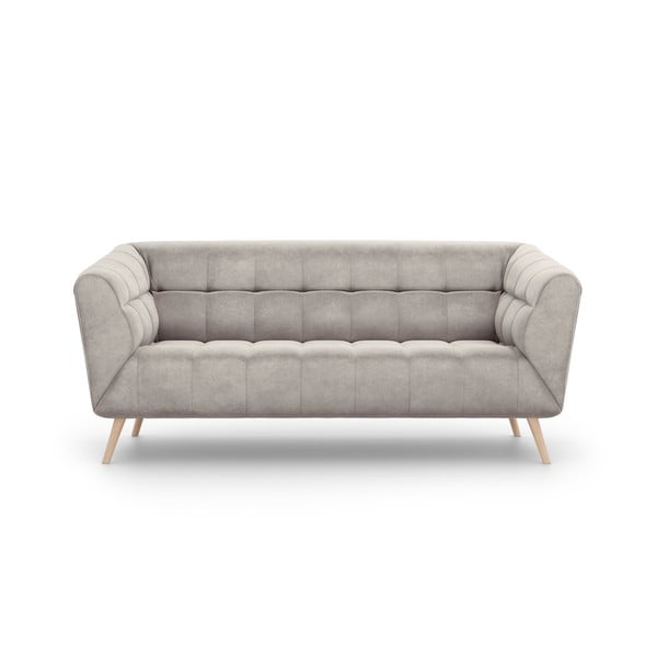 Beżowa sofa z aksamitnym obiciem Interieurs 86 Étoile, 170 cm