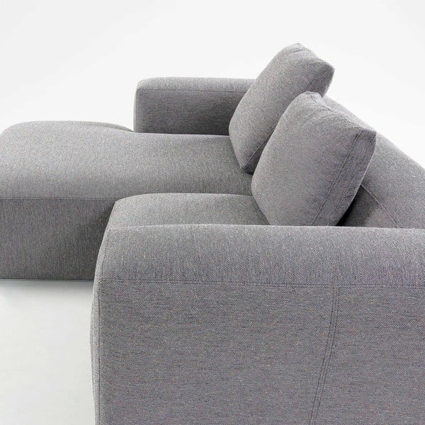 Jasnoszara poduszka na sofę La Forma 70x50 cm-image-3