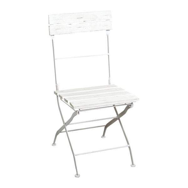 Białe krzesło drewniane Biscottini Park