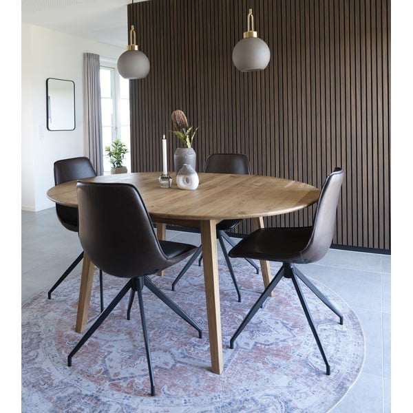 Brązowe krzesła zestaw 2 szt. Monaco – House Nordic-image-1