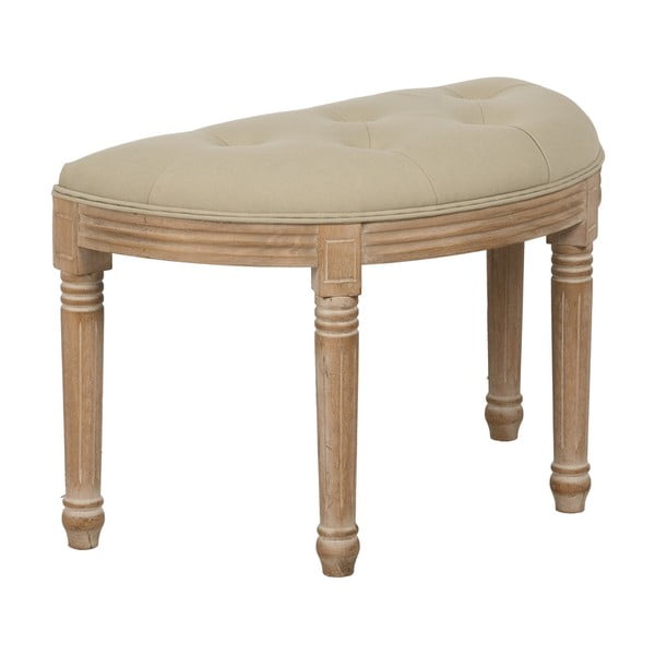 Beżowo-naturalna ławka Royal – Ixia