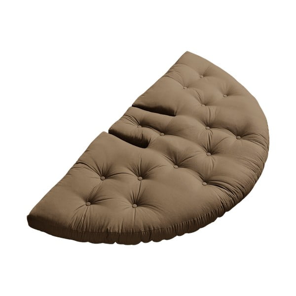 Rozkładany fotel z brązowym obiciem Karup Design Nest Mocca-image-1