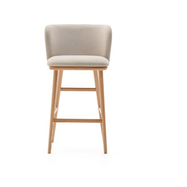 Beżowy hoker (wysokość siedziska 65 cm) Ciselia – Kave Home-image-3