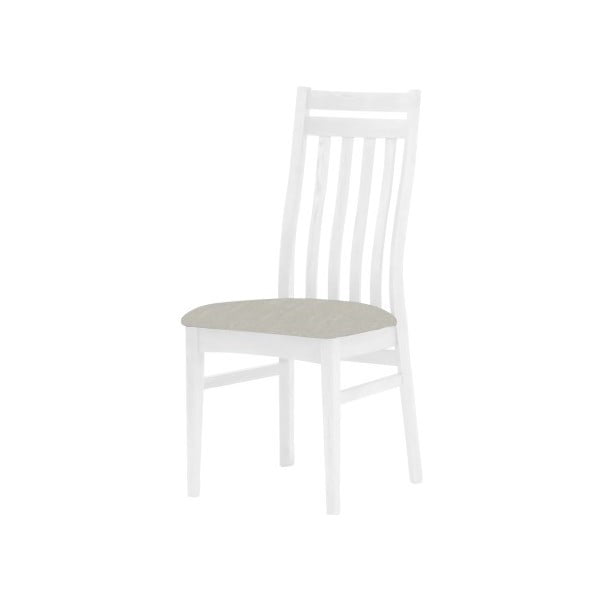 Biało-szare krzesło Canett Geranium