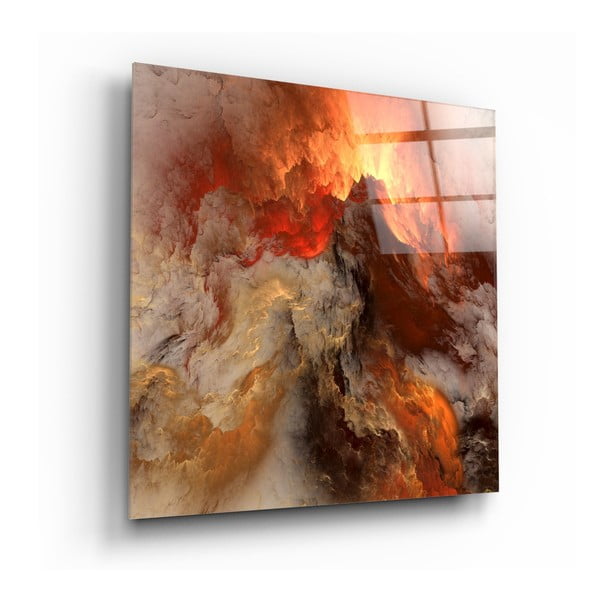 Szklany obraz Insigne Golden Chaos, 40x40 cm