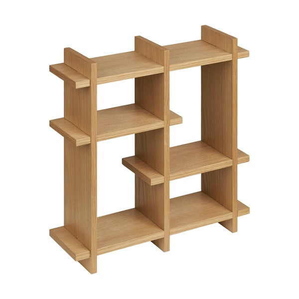 Wielopoziomowa półka w dekorze dębu w naturalnym kolorze 40 cm Olsberg – House Nordic-image-3