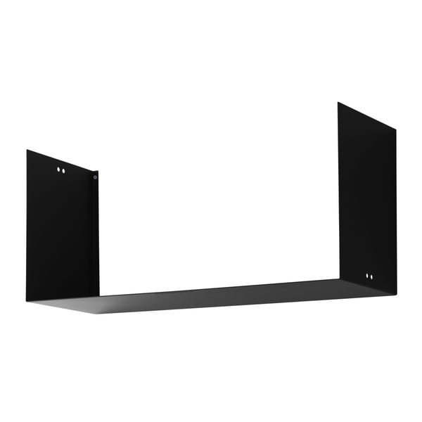 Czarna metalowa półka ścienna Mi piace molto Geometric XL